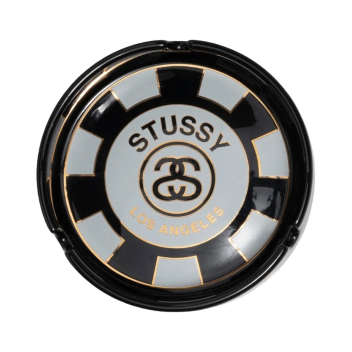 138915 Stussy Poker Chip Ashtray Black