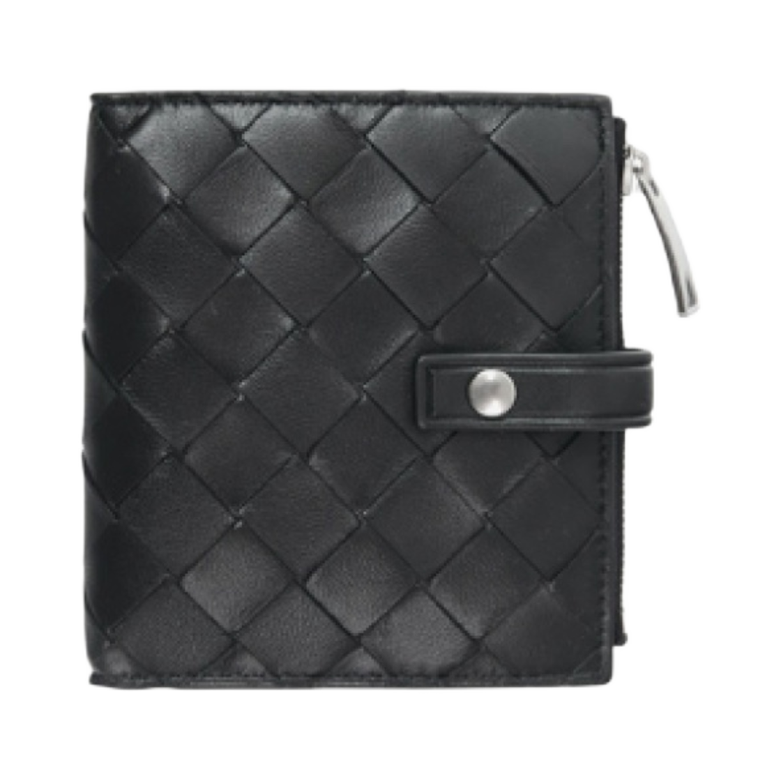 보테가 베네타 반지갑 블랙(Bottega Veneta Bi-Fold Wallet Black) - 1