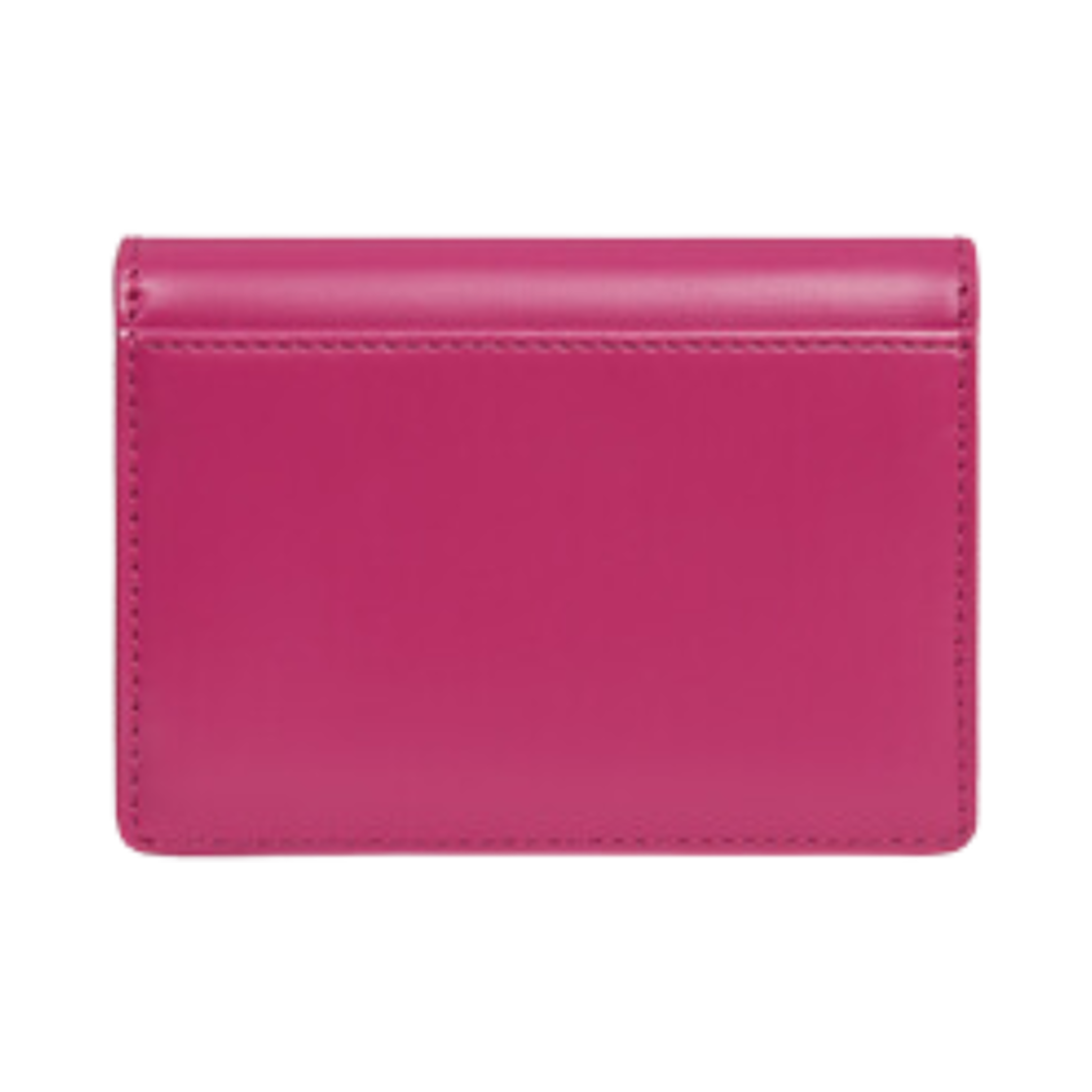 셀린느 샤이니 카프스킨 플랩 트리옹프 카드 홀더 푸시아(Celine Card Holder with Flap Triomphe in Shiny Calfskin Fuchsia) - 2