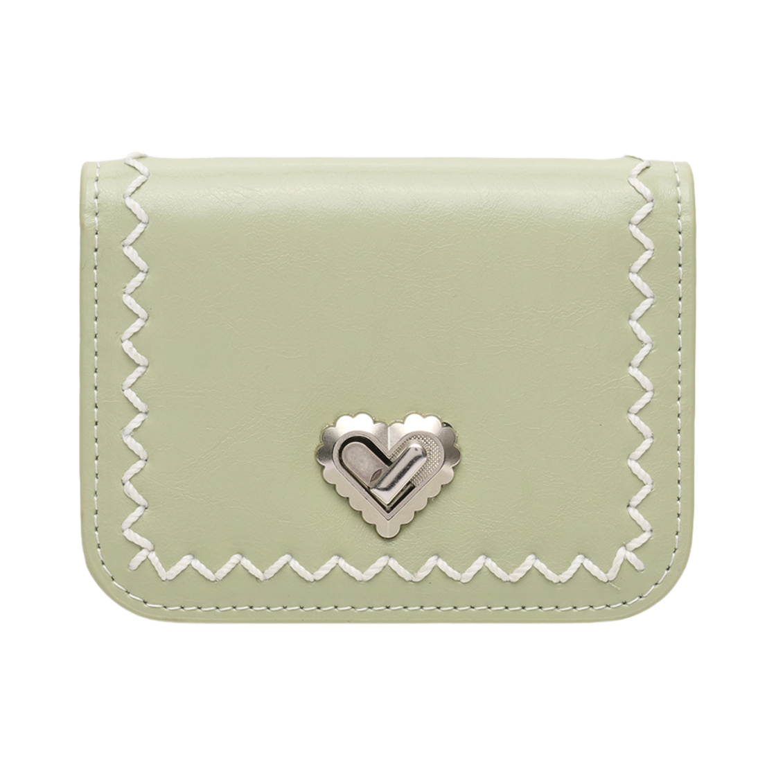 L08D8170434 Le Masque Cookie Lock Compact Business Card Card Wallet Mint