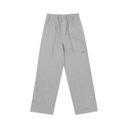 BORN TO WIN B Chrome Semi Wide Pants Melange Grey