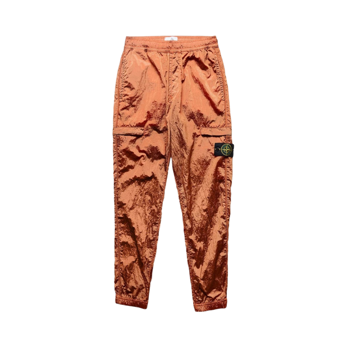 761531021-V0032 Stone Island 31021 Nylon Metal Garment Dyed Cargo Pants Orange - 22SS