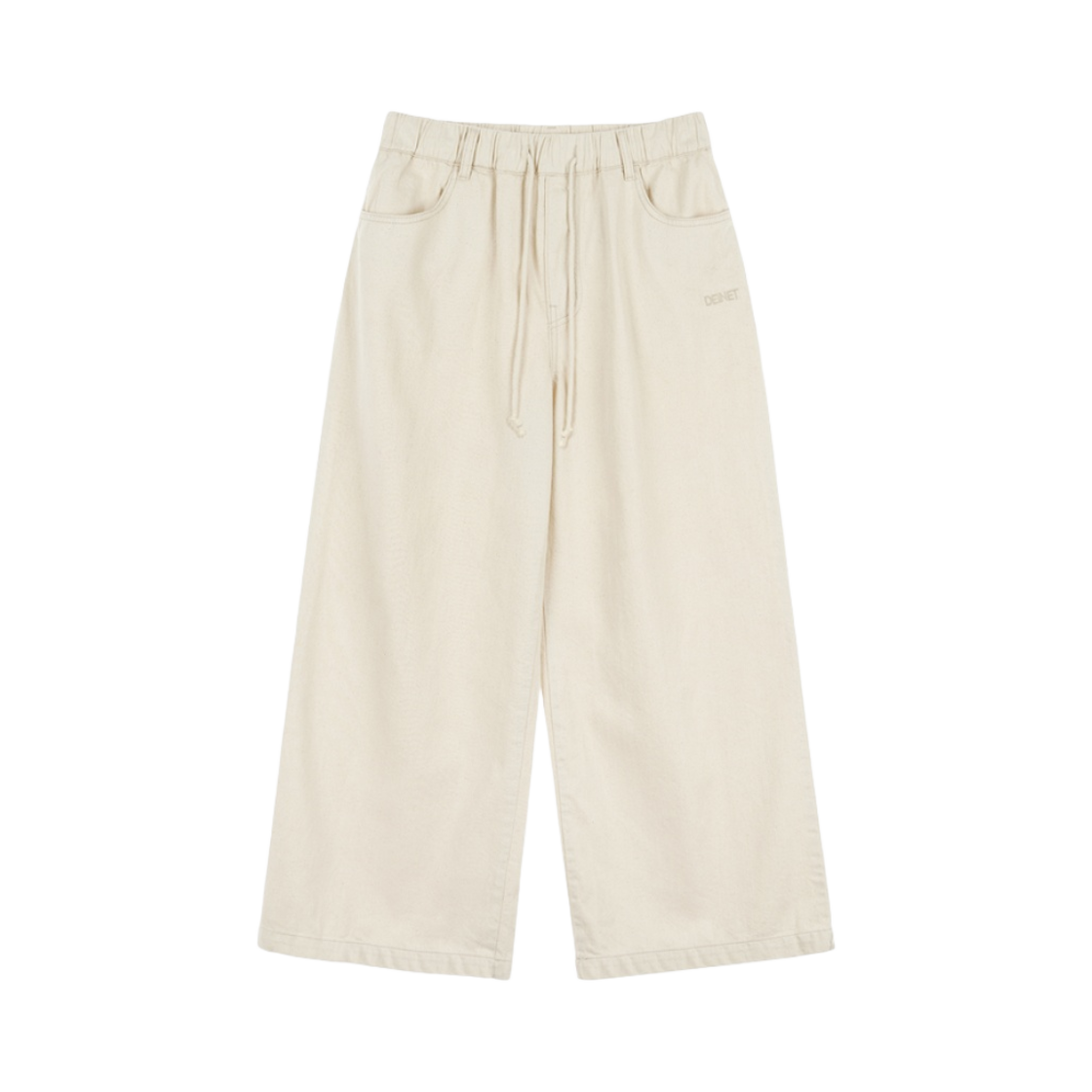 (W) 다이닛 스터드 와이드 팬츠 에크루((W) Deinet Stud Wide Pants in Ecru)