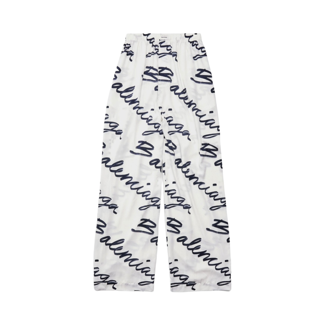 (W) 발렌시아가 스크리블 파자마 팬츠 화이트((W) Balenciaga Scribble Pyjama Pants White) - 1