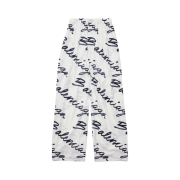 (W) Balenciaga Scribble Pyjama Pants White