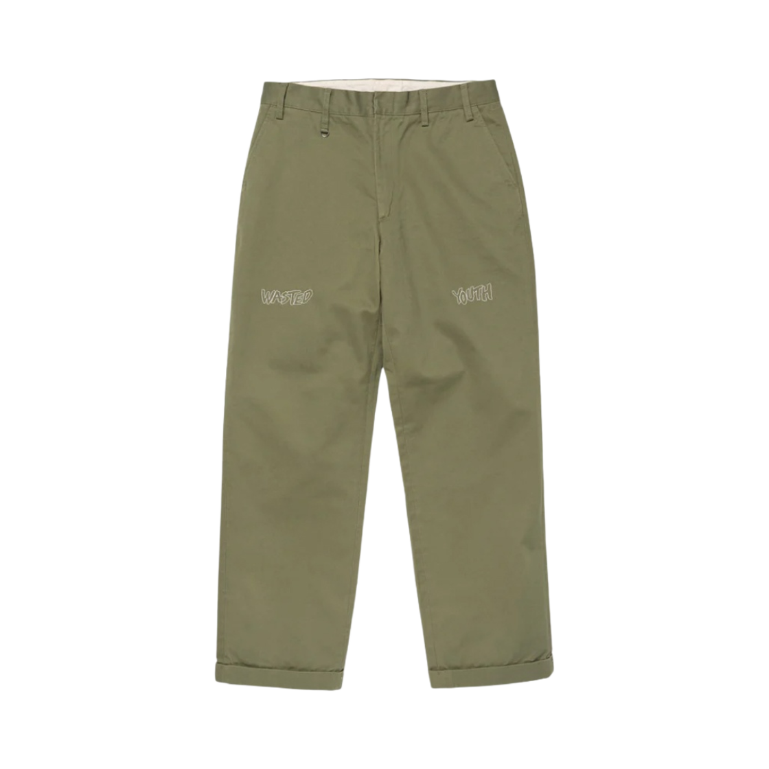 WY26PT002 Verdy Wasted Youth Chino Pants Olive Drab