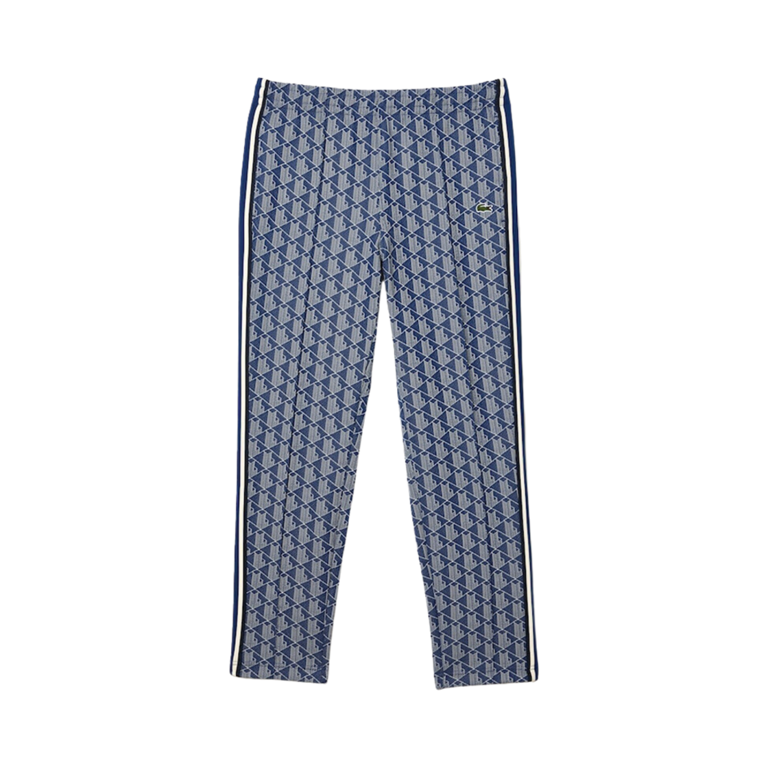 라코스테 모노그램 트랙 팬츠 네이비 블루 화이트(Lacoste Monogram Track Pants Navy Blue White)