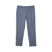 Lacoste Monogram Track Pants Navy Blue White