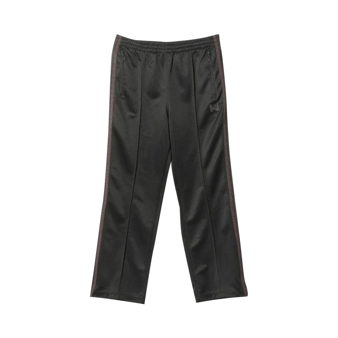 NEEDLES Track Pant Poly Smooth 黒×茶 PU273 니들스 폴리