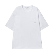 Comme des Garcons Shirt Oversized Fit Logo T-Shirt White