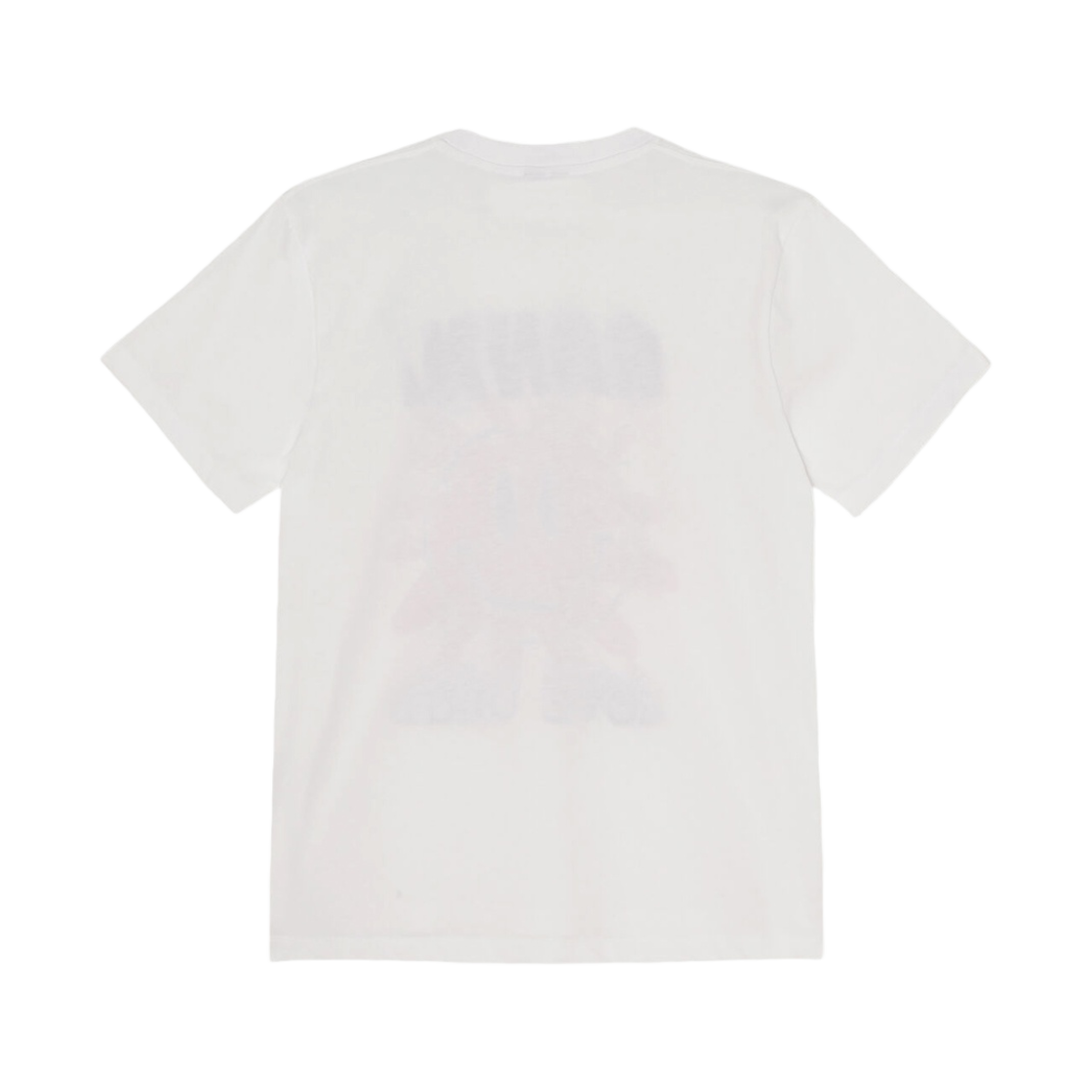 (W) 가니 러브 클럽 티셔츠 브라이트 화이트 핑크((W) Ganni Love Club T-Shirt Bright White Pink) - 2