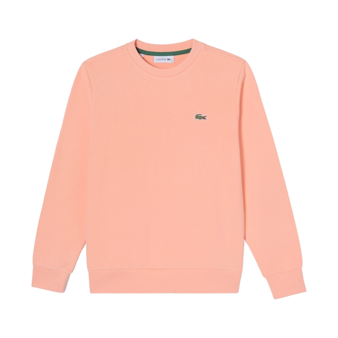 (W) 라코스테 베이직 크루넥 셔츠 라이트 오렌지((W) Lacoste Basic Crewneck Shirt Light Orange) - 1