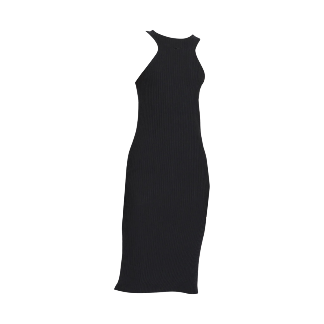 FN3680-010 (W) Nike Sportswear Chill Knit Slim Sleeveless Ribbed Midi Dress Black - Asia