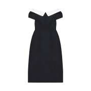 FLETTA Off shoulder Dress Navy
