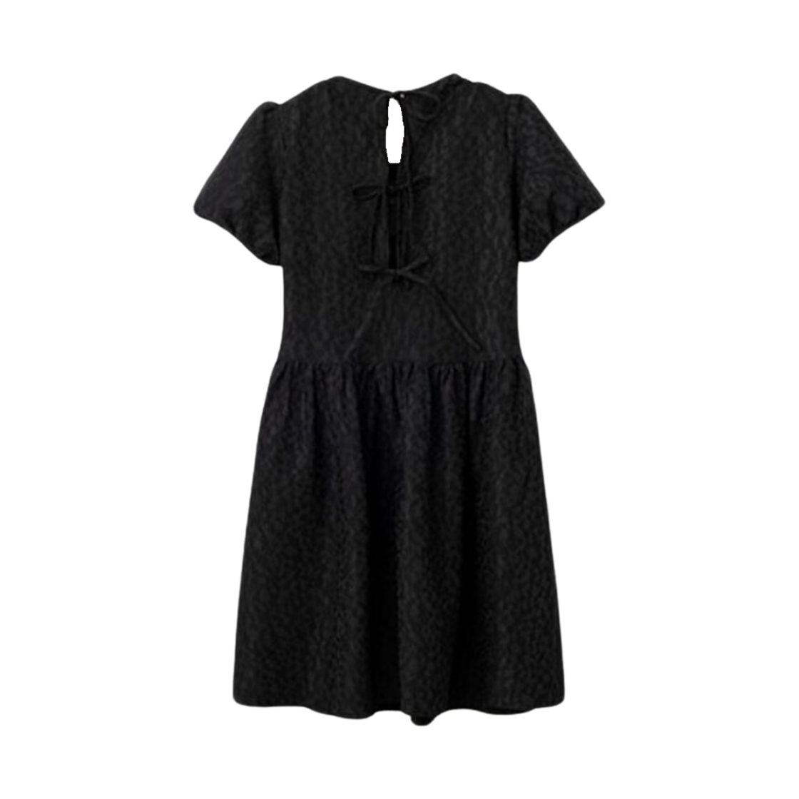 (W) 던스트 볼륨 퍼프 드레스 블랙((W) Dunst Volume Puff Dress Black) - 2