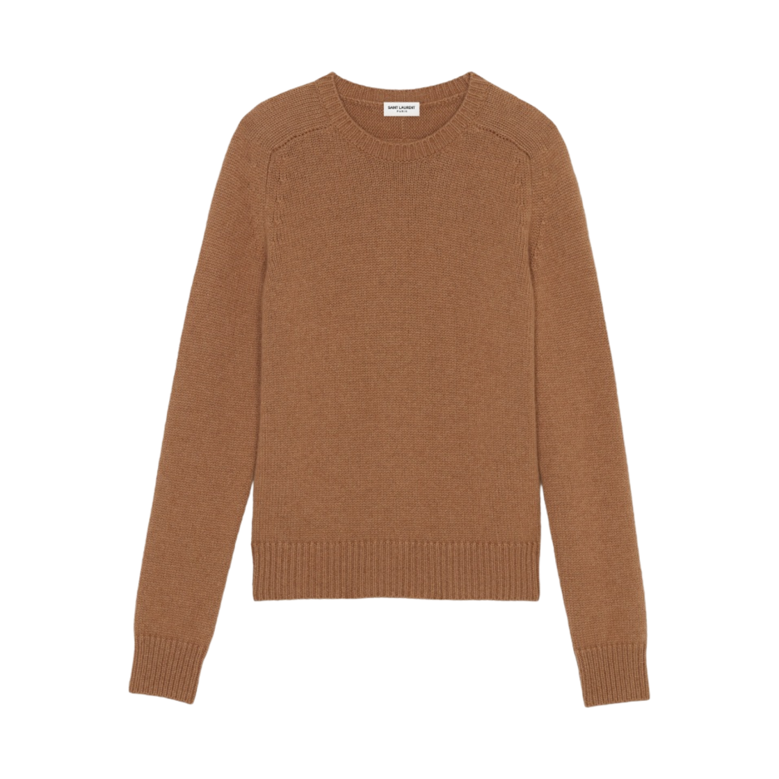 생로랑 울 라운드넥 스웨터 카멜(Saint Laurent Wool Round Neck Sweater Camel) - 1