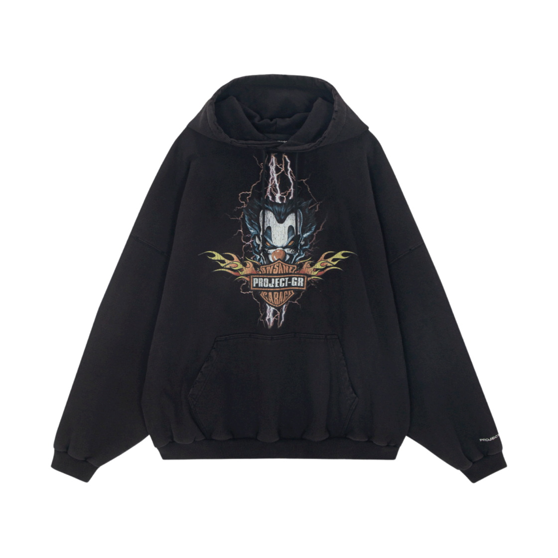 PG23SSMC01BK Project G/R x Insane Garage Clown Bike Hoodie Black