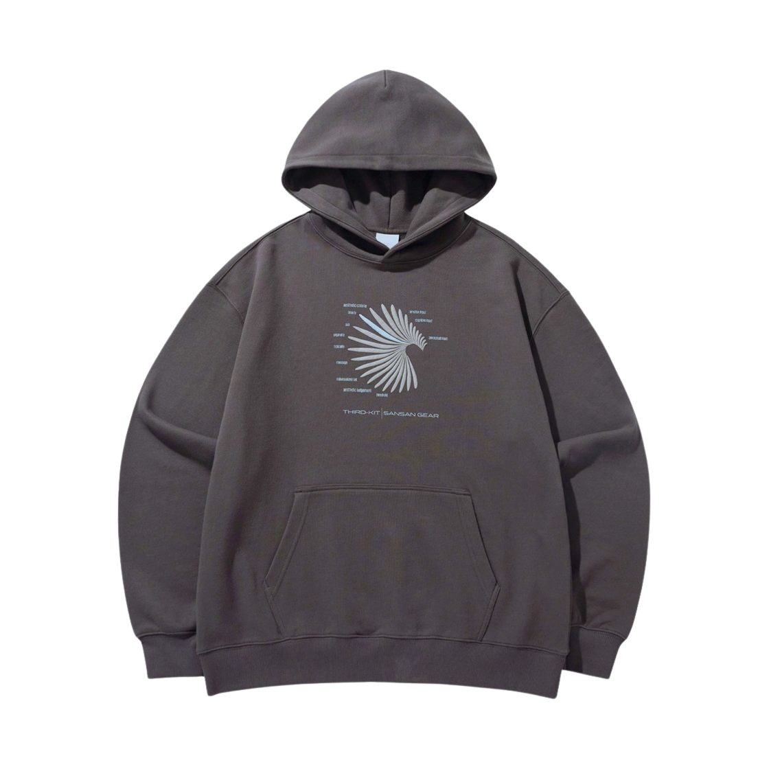 산산기어 플라이 후디 애쉬 브라운 - 23FW