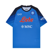 EA7 SSC Napoli 2022/23 Home Jersey Replica Sky Blue (Non Marking Ver.)