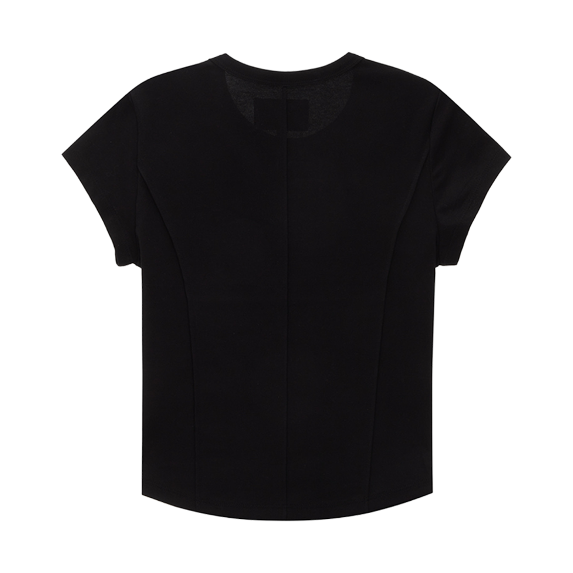 (W) 마뗑킴 슬림 라인 하프 탑 블랙((W) Matin Kim Slim Line Half Top Black) - 2