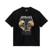 New Era x Metallica Double Skull T-Shirt Black