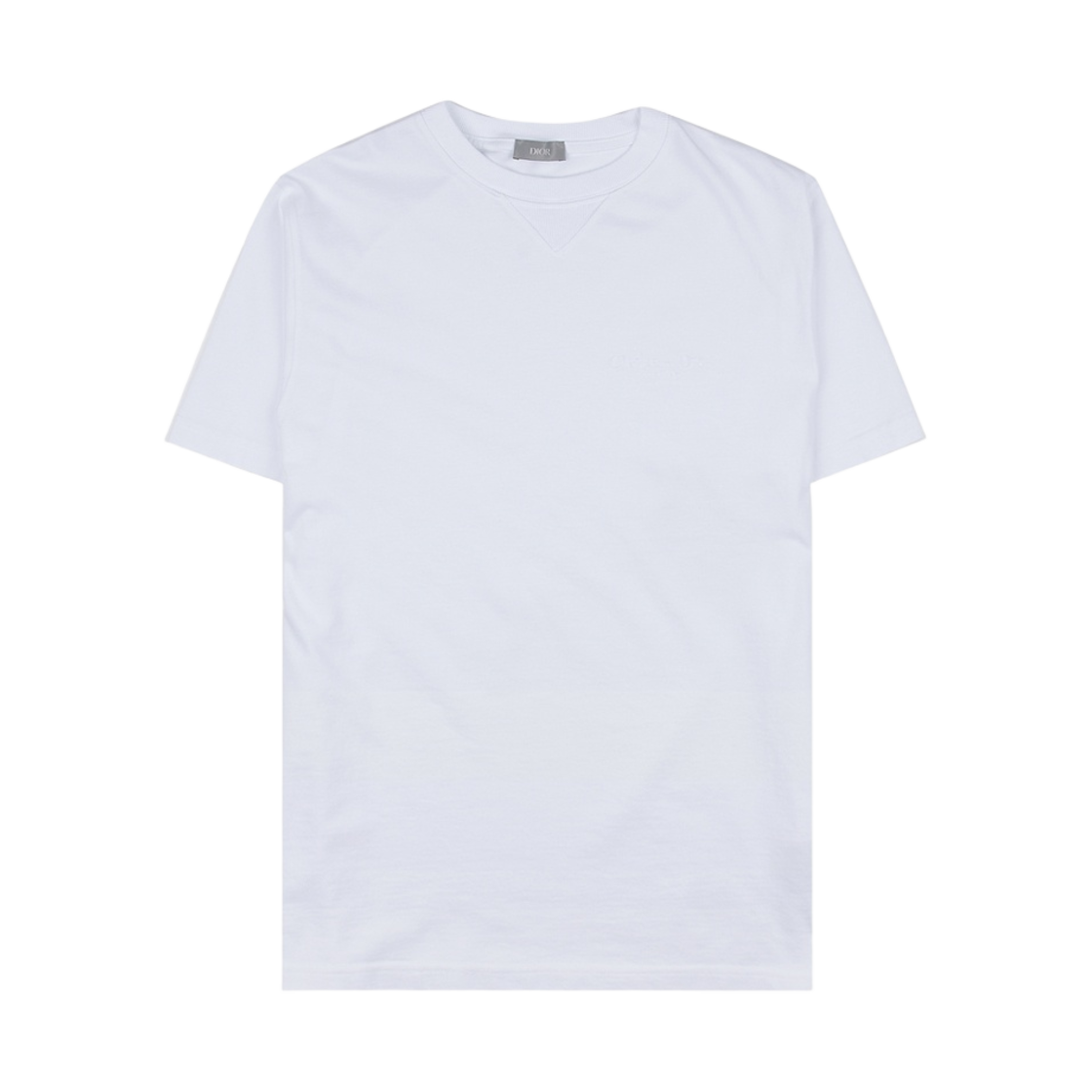 디올 릴렉스드 핏 코튼 저지 티셔츠 화이트