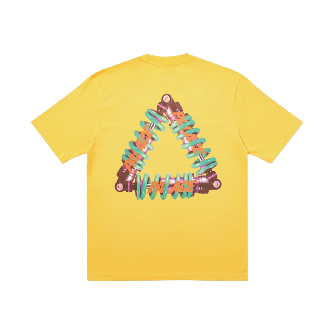 - Palace Tri-Pumping T-Shirt Yellow - 20SS