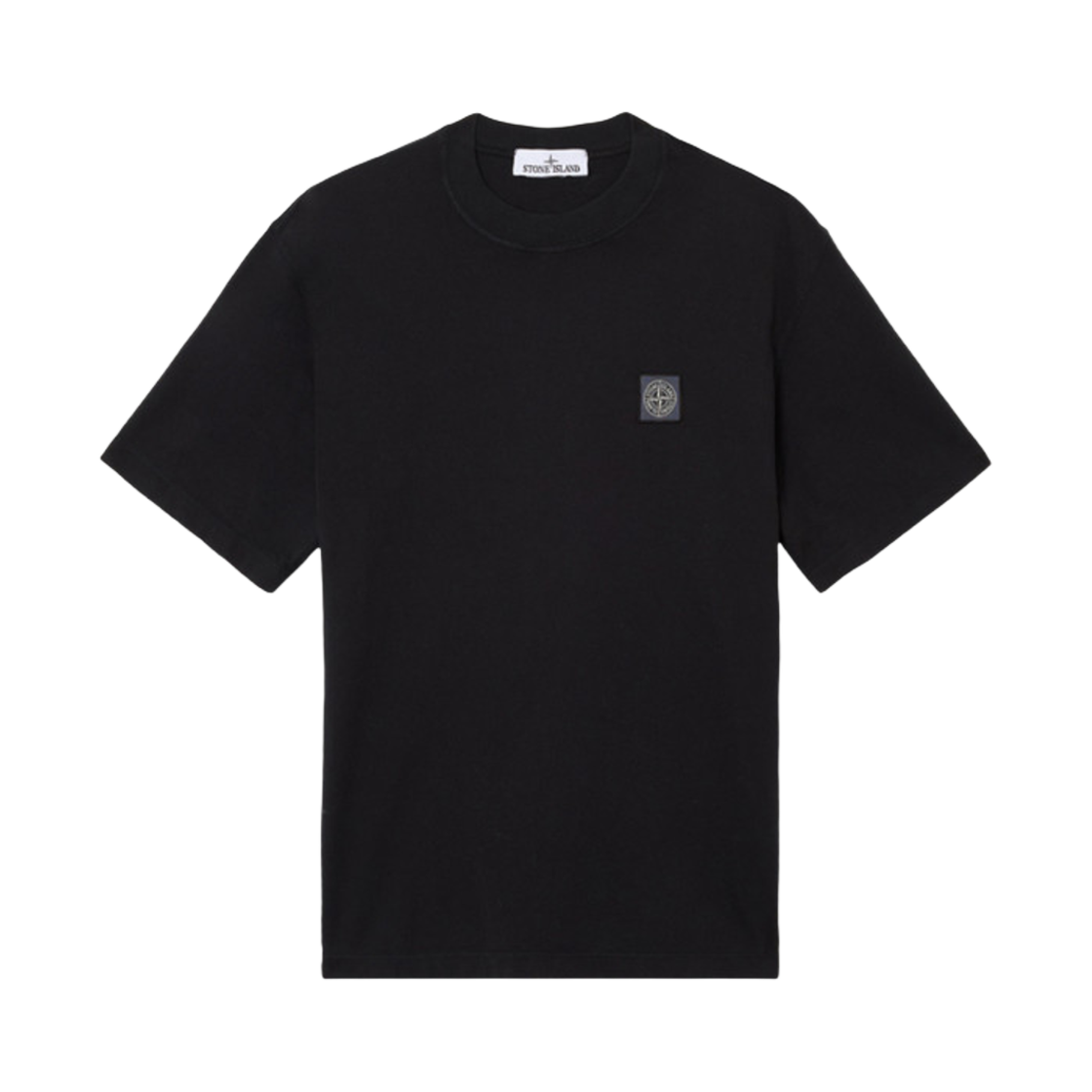 스톤 아일랜드 2100034 콤베드 오가닉 코튼 저지 숏슬리브 티셔츠 컴퍼스 패치 블랙 - 25SS(Stone Island 2100034 Combed Organic Cotton Jersey Short-Sleeve T-Shirt with Compass Patch Black - 25SS)
