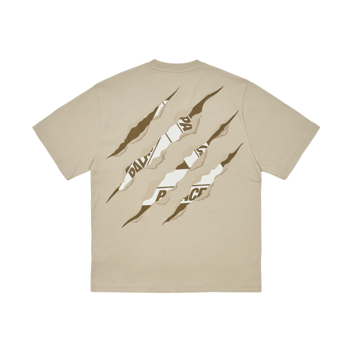 팔라스 립드 트라이 티셔츠 스토니 그레이 - 25SS(Palace Ripped Tri T-Shirt Stoney Grey - 25SS) - 1