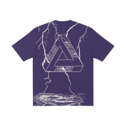 Palace Tri-Strike T-Shirt Purple - 21FW