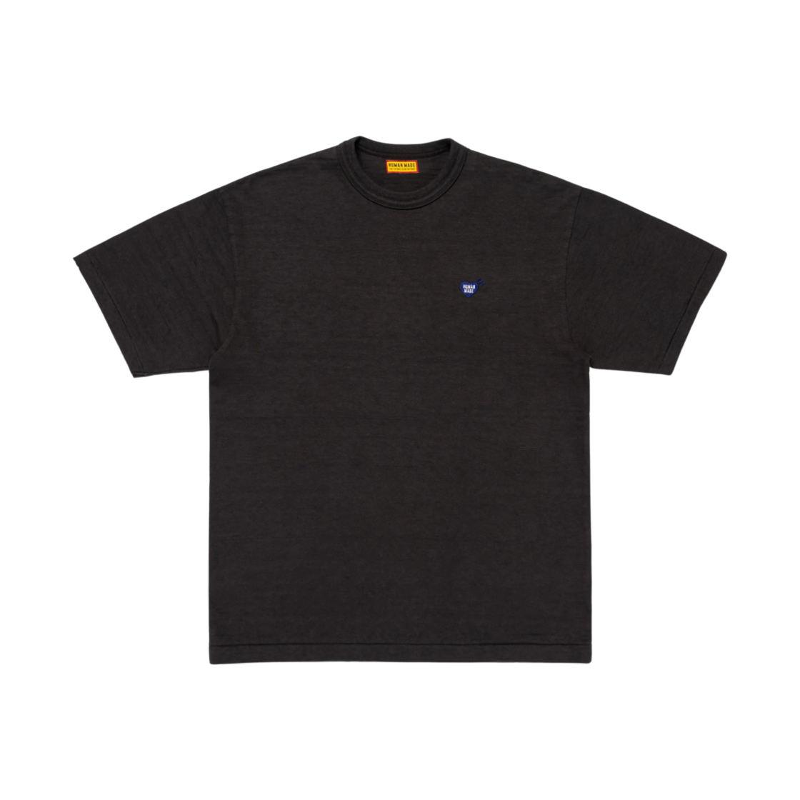 휴먼 메이드 하트 뱃지 티셔츠 블랙