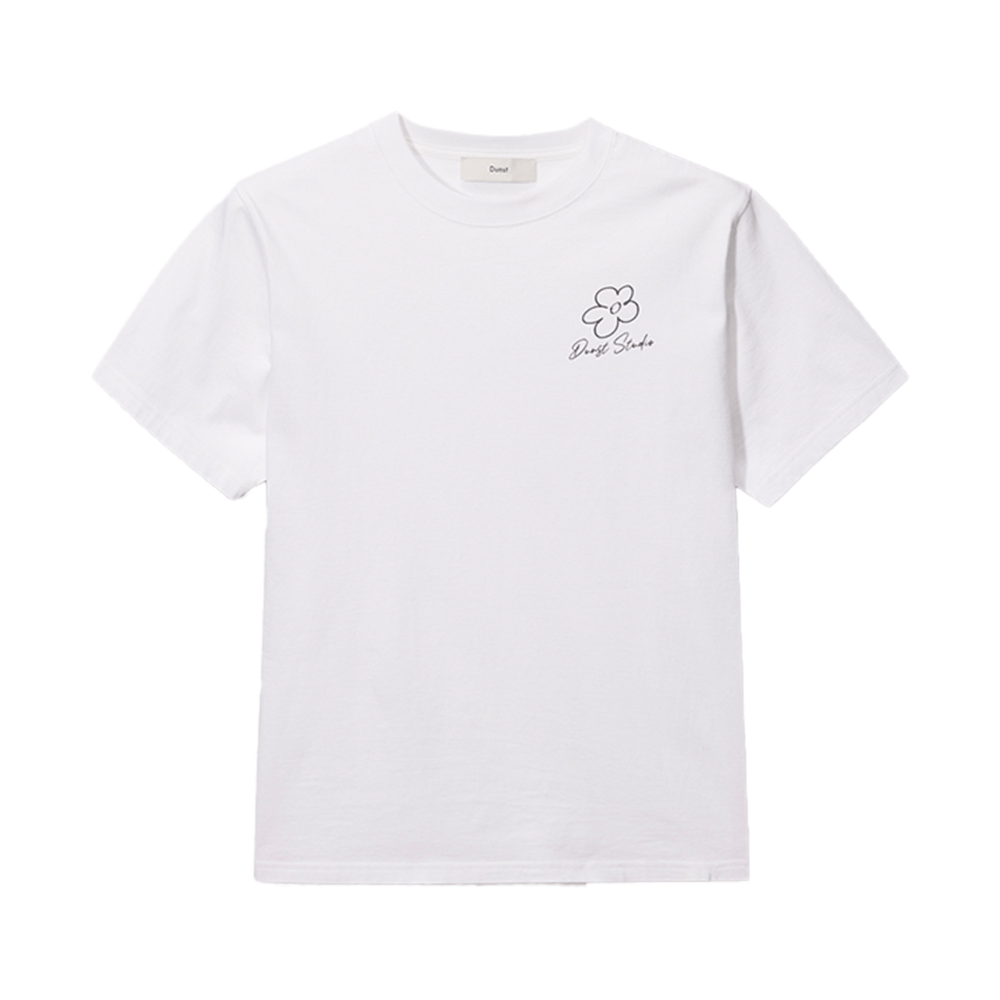 UDTS5B130OW_M_ Dunst Unisex Drawing Bloom Logo T-Shirt Off White