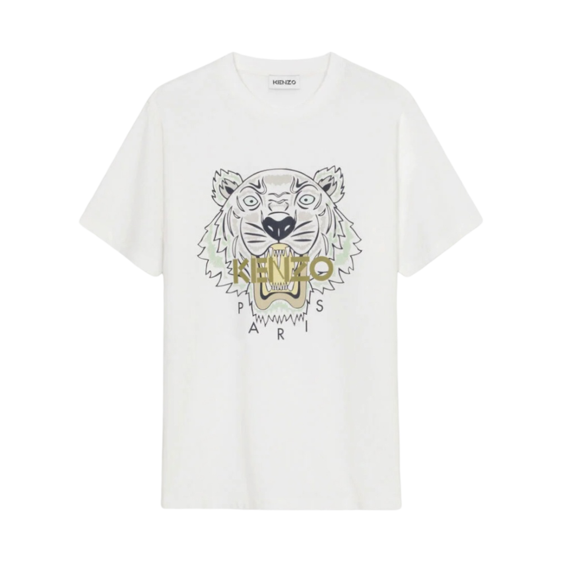 겐조 타이거 프린티드 티셔츠 화이트 - 22SS(Kenzo Tiger Printed T-Shirt White - 22SS) - 1