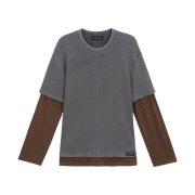 Vacant Archive Lavi Layered Long Sleeve Khaki