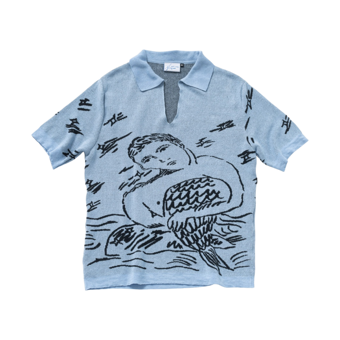 까르네 볼렌테 더티 랜싱 니트 베이비 블루(Carne Bollente Dirty Lancing Knit Baby Blue) - 1