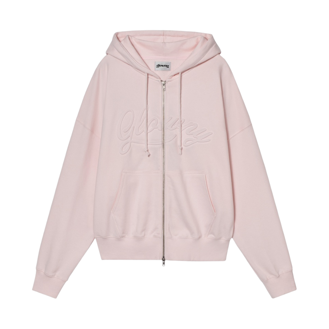 - (W) Glowny Jordan Zip-Up Hoodie Pink