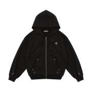 (W) SMFK Compass Classic Cross Hoodie Jacket Black