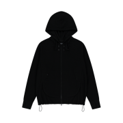 Sansan Gear Circuit Zip-Up Hoodie Black - 25SS