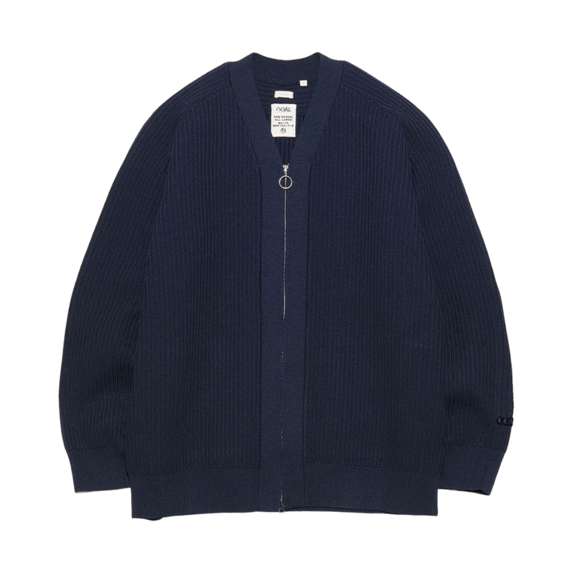 S25SJ007 Nanamica 5G Zip Up Cardigan Navy