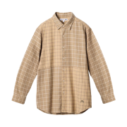 Uniqlo x JW Anderson Flannel Shirt Long Sleeve Regular Collar A Beige - KR