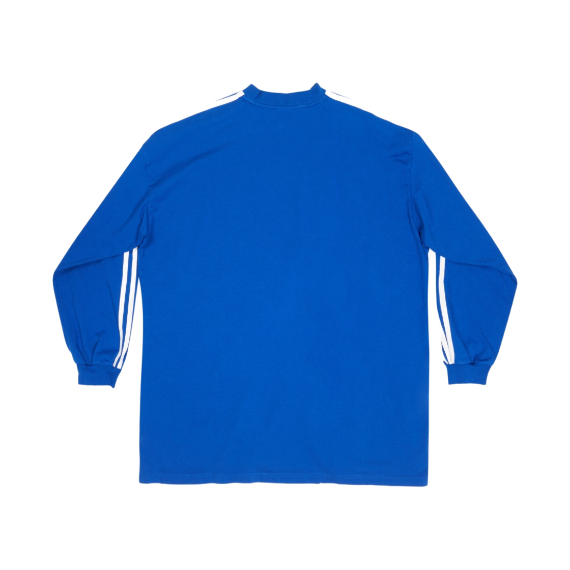 발렌시아가 x 아디다스 오버사이즈 롱슬리브 티셔츠 블루(Balenciaga x Adidas Oversized Long Sleeve T-Shirt Blue) - 2