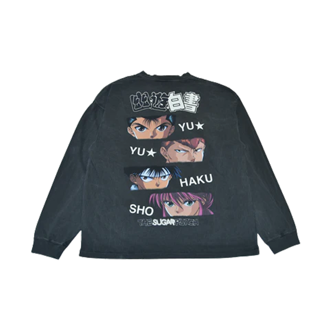 TYUM24AM008 Sugar Punch L/S T-Shirt Yusuke Kuwabara Hiei Kurama Black