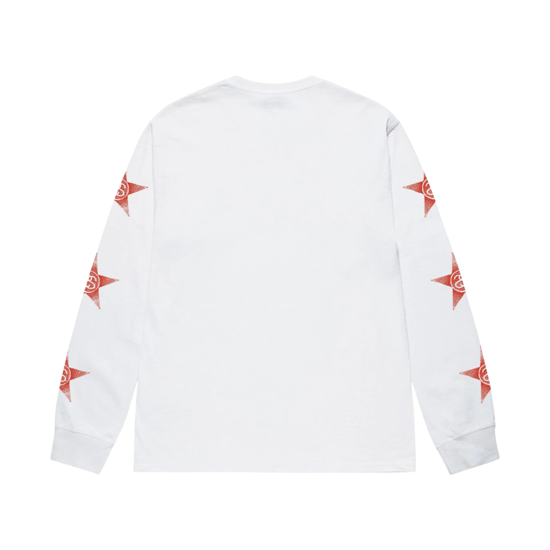 스투시 스타 롱슬리브 티셔츠 화이트(Stussy Stars LS T-Shirt White) - 2