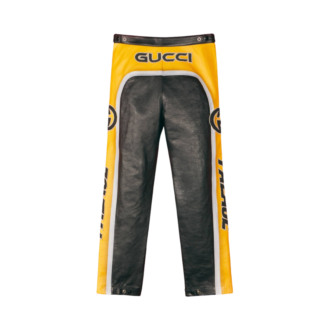 팔라스 x 구찌 패치 레더 팬츠 블랙 - 22FW(Palace x Gucci Leather Pants with Patches Black - 22FW) - 2