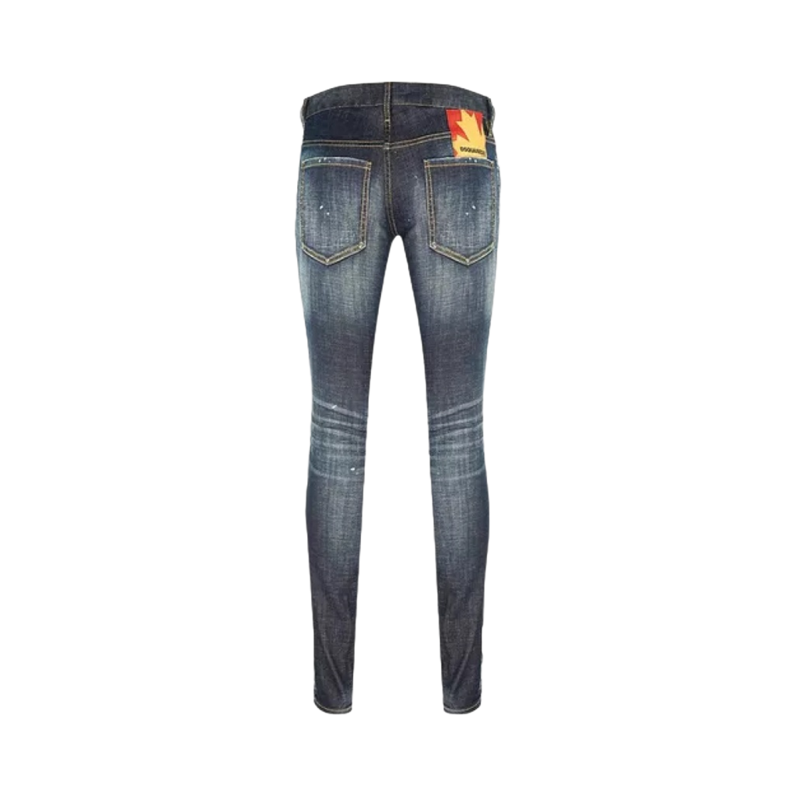 디스퀘어드2 페인트 스플래쉬 캐내디안 리프 진 블루(Dsquared2 Paint Slash Canadian Leaf Jeans Blue) - 2