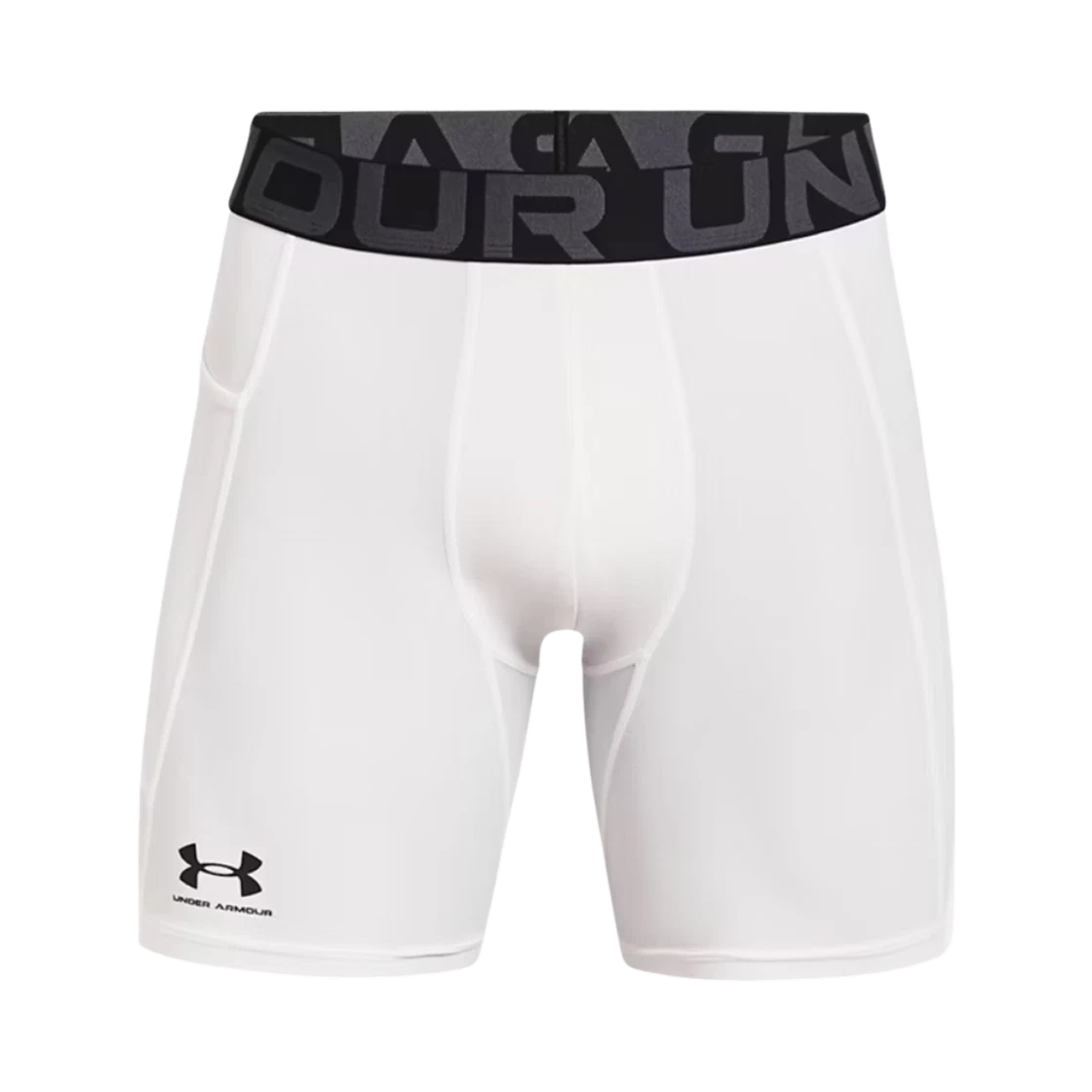 Under Armour Under Armour HeatGear Compression Shorts White Black · S