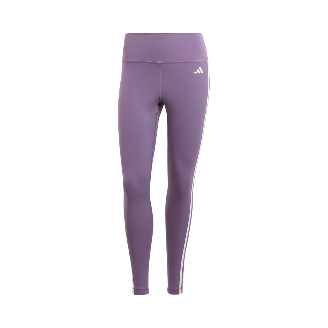 HY4164 (W) Adidas Train Essentials 3S High Waisted 7/8 Leggings Shadow Violet - KR Sizing