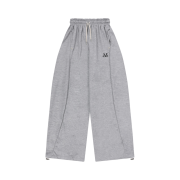 MUCENT York Side Button Sweat Pants Gray