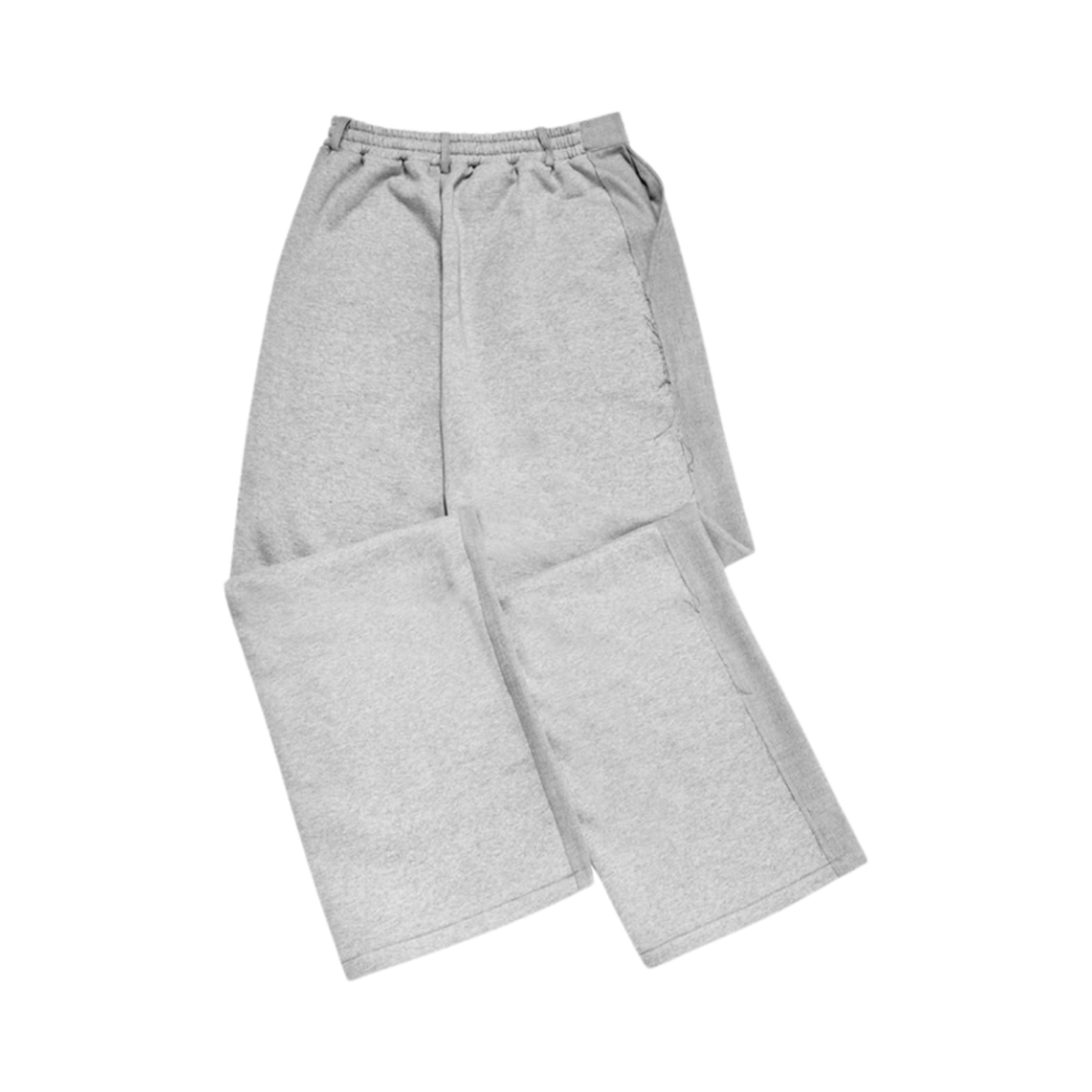 - MJD Contrast Wide Sweat Pants Melange Grey