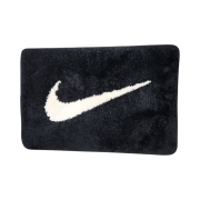 Nike Swoosh Rug Black White